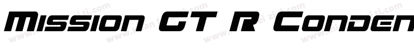 Mission GT R Condensed Regular字体转换 Mission GT R Condensed Regular字体转换